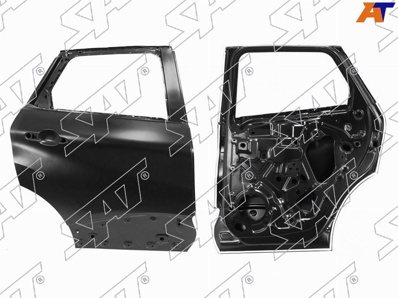 Дверь задняя Renault Kaptur 16-22 (Справа)