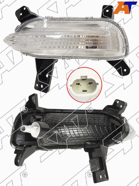 Поворот Kia Cerato 18-21 (Спереди / Слева / В бампер)