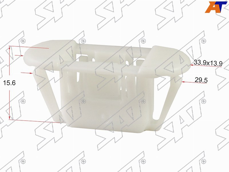 Клипса крепления накладки порога NISSAN (Продажа по 10шт)