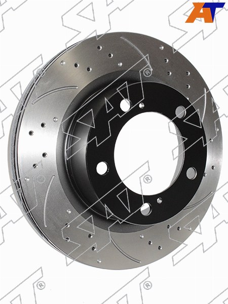 Комплект дисков тормозных передний перфорированные TOYOTA LCR200  / LEXUS LX570 07-15