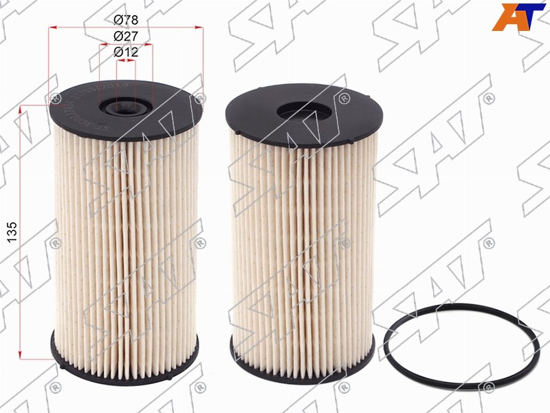 Фильтр топливный Audi A3 03-13  / Skoda Octavia 04-13