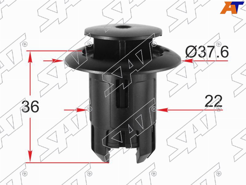 Клипса крепежная TOYOTA /LEXUS (Продажа по 10шт)