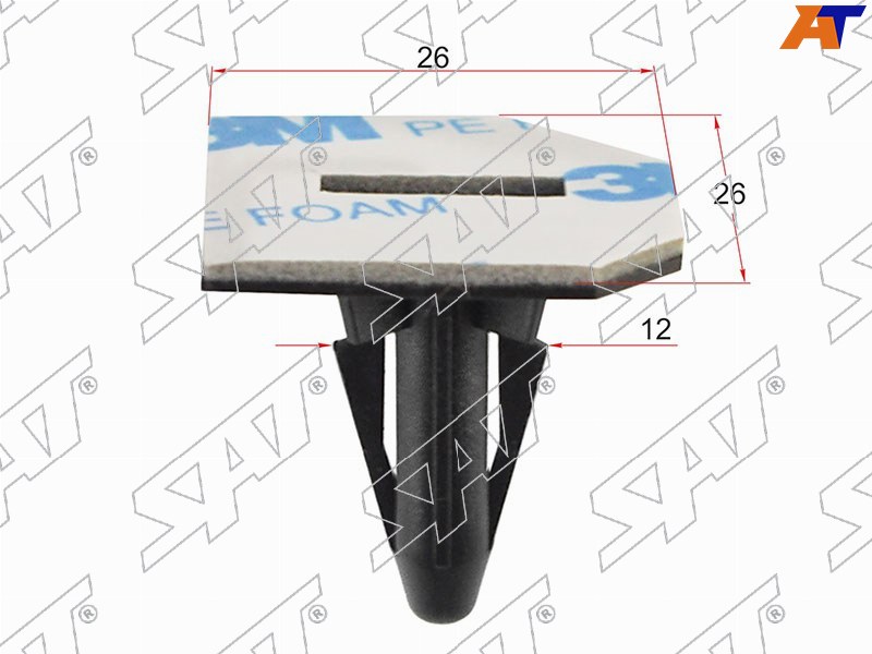 Клипса крепления стекла TOYOTA /LEXUS (Продажа по 10шт)