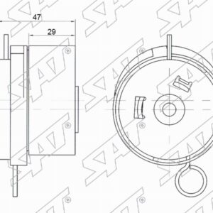 Ролик ремня ГРМ натяжной CHEVROLET AVEO /CRUZE /OPEL ASTRA /INSIGNIA 1,6 /1,8