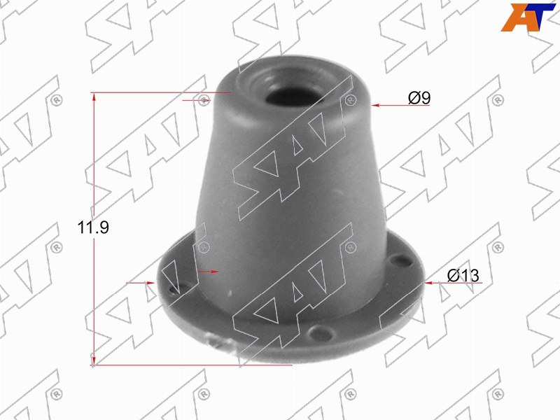 Клипса крепления молдинга CHEVROLET /DAEWOO /GM /OPEL (Продажа по 10шт)