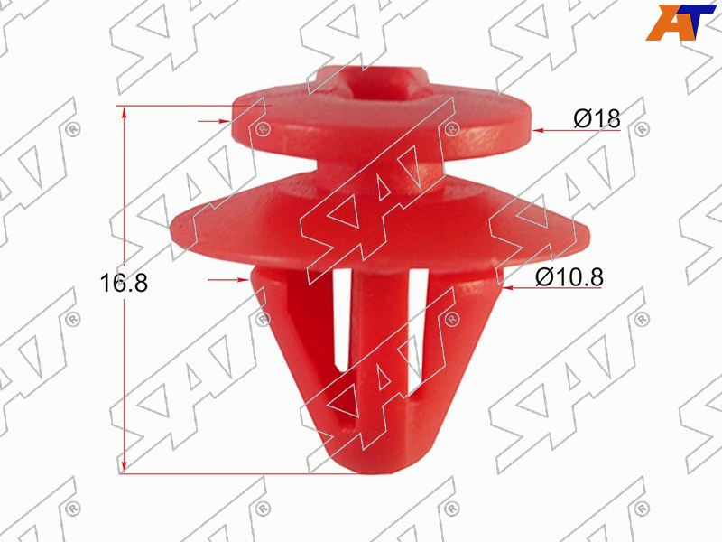Клипса крепления порога TOYOTA /LEXUS (Продажа по 10шт)