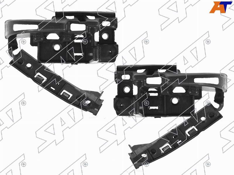 Крепление бампера Citroen Berlingo 08-16  / Peugeot Partner 08-22 (Сзади / Комплект)