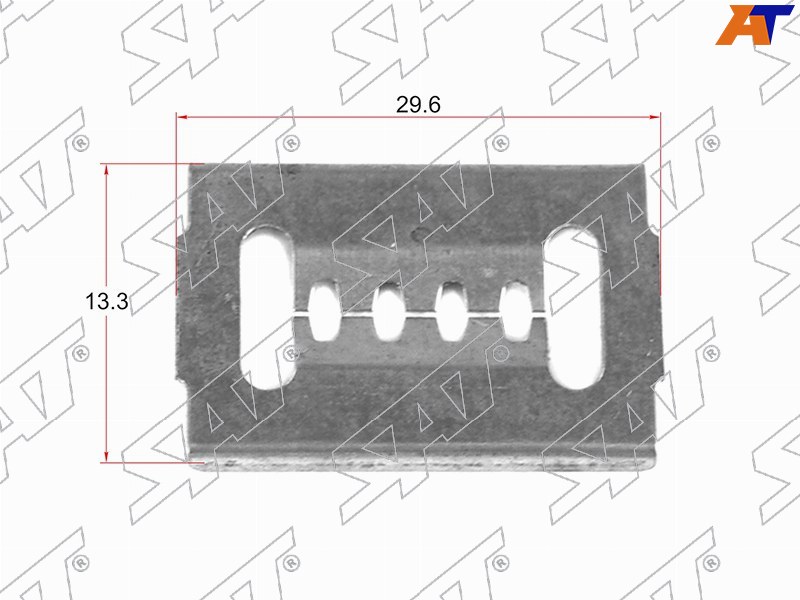 Клипса крепления бампера FORD /MAZDA (Продажа по 10шт)