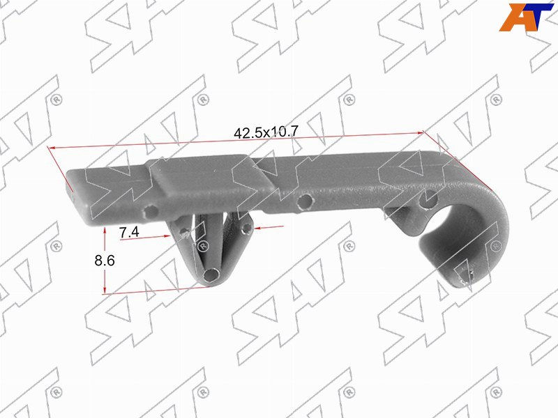 Клипса крепления трубки стеклоочитстителя HONDA /ACURA (Продажа по 10шт)