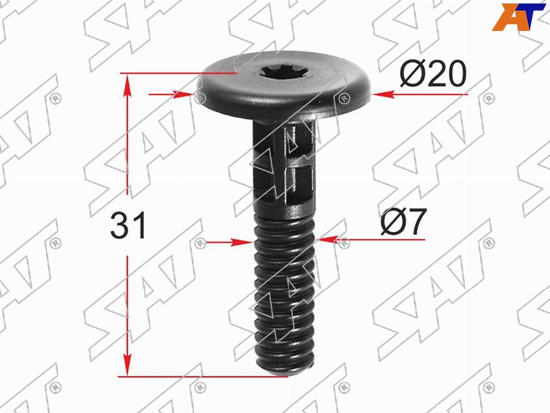 Клипса крепежная BMW /MINI (Продажа по 10шт)