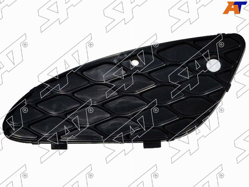 Решетка в бампер Mercedes-Benz E-Class 02-06 (Слева / Под сонары(парктроники) / ELEGANCE)