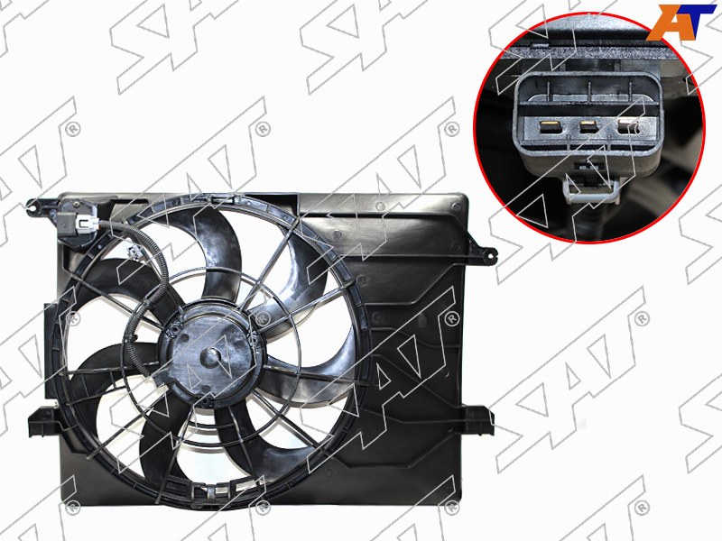 Диффузор радиатора Hyundai i40 11-17