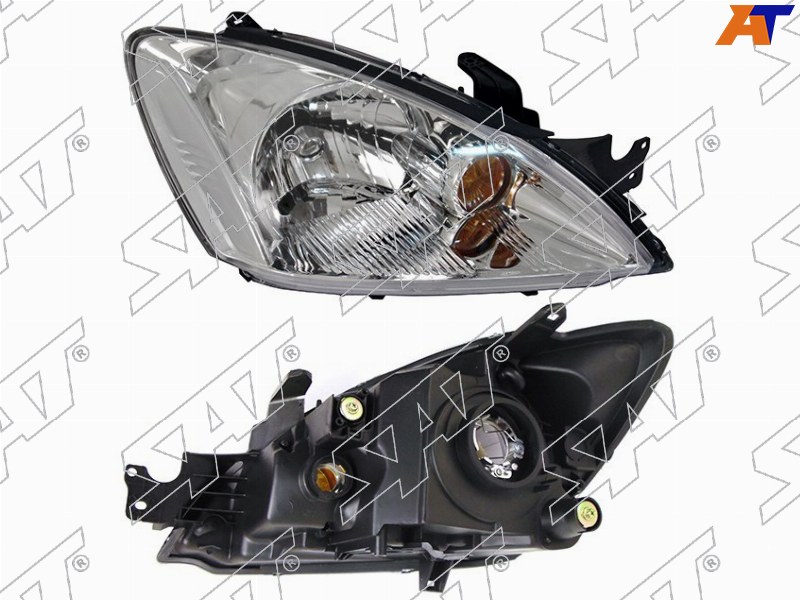 Фара Mitsubishi Lancer 02-10 (Справа / Галоген / Ручная регулировка)