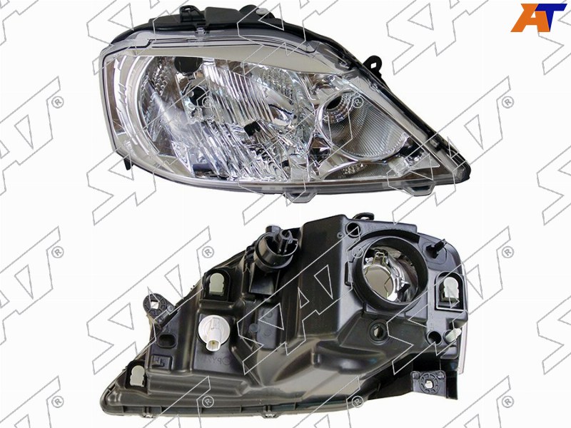 Фара Renault Logan 09-16 (Справа / Галоген / Ручная регулировка)