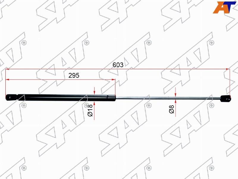 Амортизатор крышки багажника Mazda 6 02-08  / Atenza 02-07 (Справа=Слева)