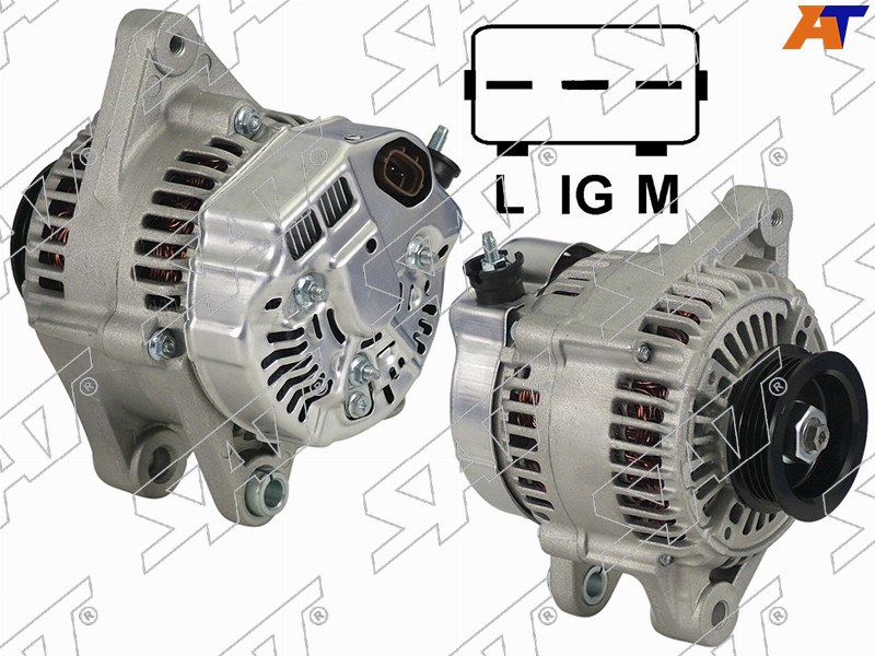 Генератор Toyota Vitz 99-05 / Platz 99-05 (1 /2NZ 12V 90A)