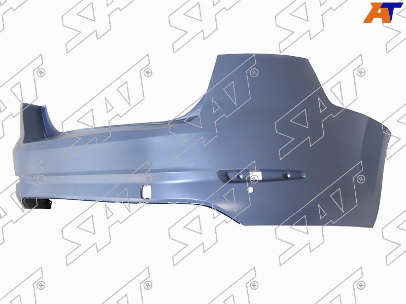 Бампер задний Ford Mondeo 10-15 (Верхняя часть / Под сонары(парктроники) / С отверстием под крюк / 4D SED)