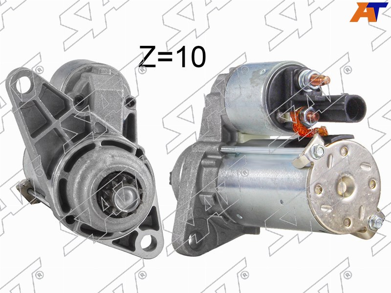 Стартер Audi A3 03-13  / Skoda Octavia 00-13 (1,1 kW / Z=10 / аналог VALEO (восстановленный))