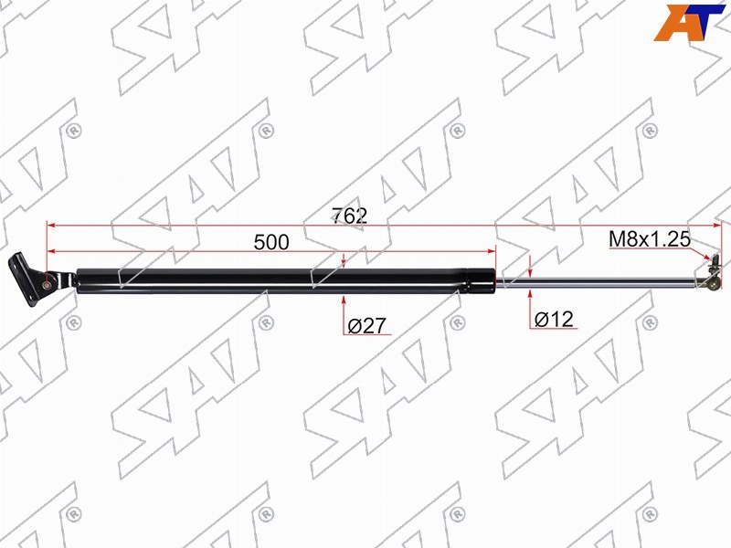 Амортизатор крышки багажника Hyundai H1 97-07  / Starex 97-07 (Справа)