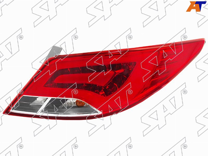 Фонарь задний Hyundai Solaris 14-17 (Справа / Диоды / 4D SED)