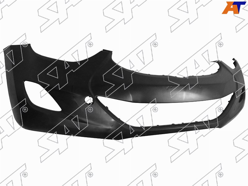 Бампер передний Hyundai Elantra 10-13  / Avante 10-13 (Под ПТФ / С отверстием под крюк)
