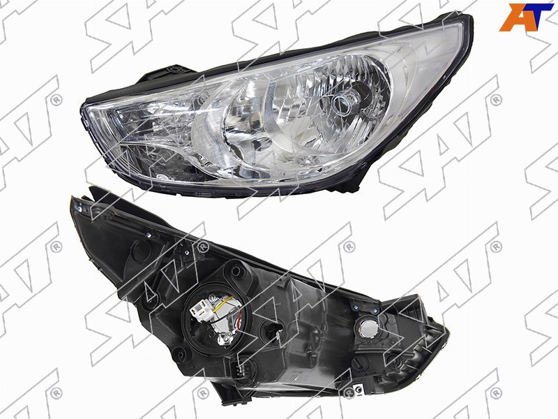 Фара Hyundai Tucson 09-13 (Слева / Галоген / под электрокорректор)