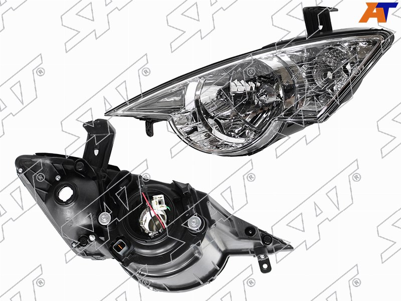 Фара SsangYong Actyon 05-10 / Actyon Sports 06-12 (Слева / Галоген / Ручная регулировка)