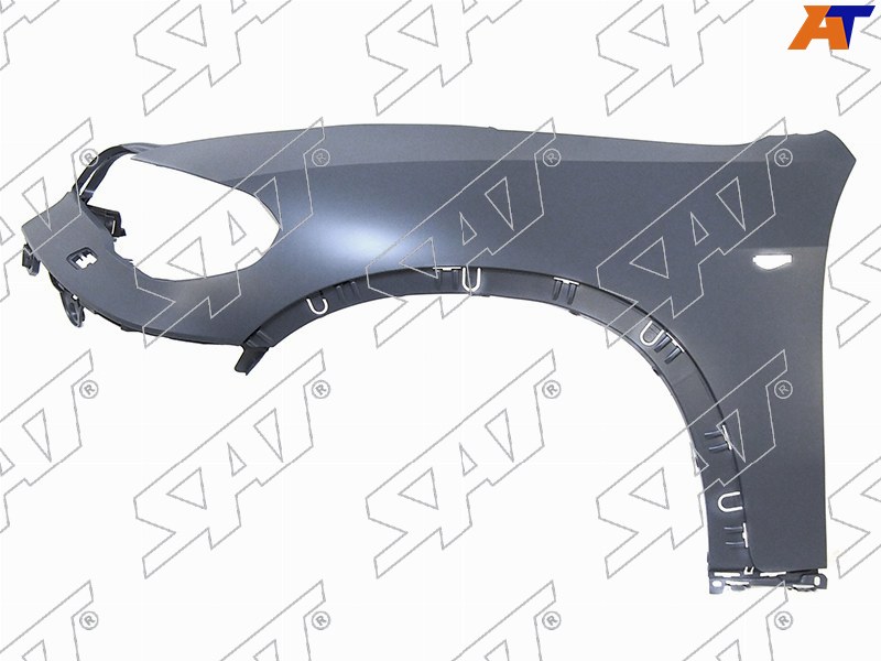 Крыло переднее BMW X5 10-13 (Слева / Под поворот(ы) / Под молдинг(и) / Под омыватели фар / пластик)