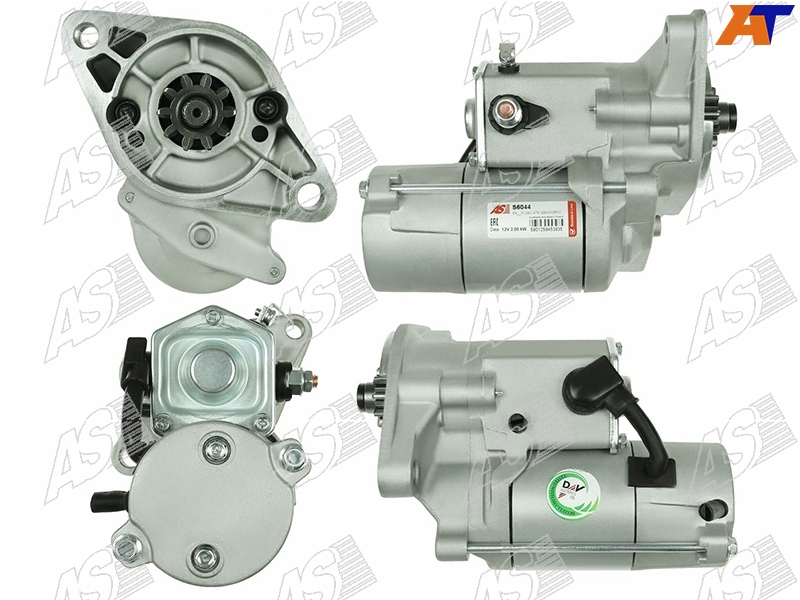 Стартер Toyota Hiace 89-04  / Hilux Pick Up 88-04 (2 kW / Z=10)