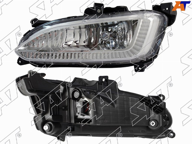 Фара противотуманная (Слева / Без ДХО) Hyundai Santa Fe 12-15  / Grand Santa Fe 13-16