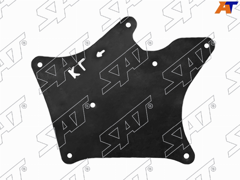Защита арки Toyota Land Cruiser Prado (J150) 09-24  / Lexus GX 02-23 (Спереди / Слева / KDSS)