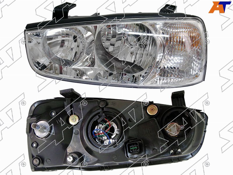 Фара Hyundai Elantra 00-03 / Avante 00-03 (Слева / Ручная регулировка)