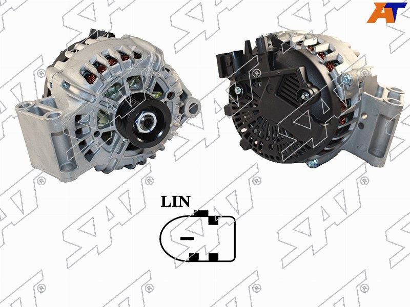 Генератор Ford Fiesta 08-19  / Focus 10-