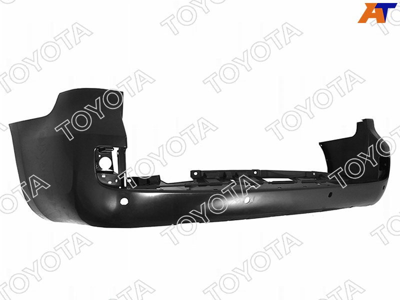 Бампер задний Toyota Land Cruiser (J200) 07-12  / Lexus LX 07-12 (Под сонары(парктроники) / Не подходит на 12-15г)