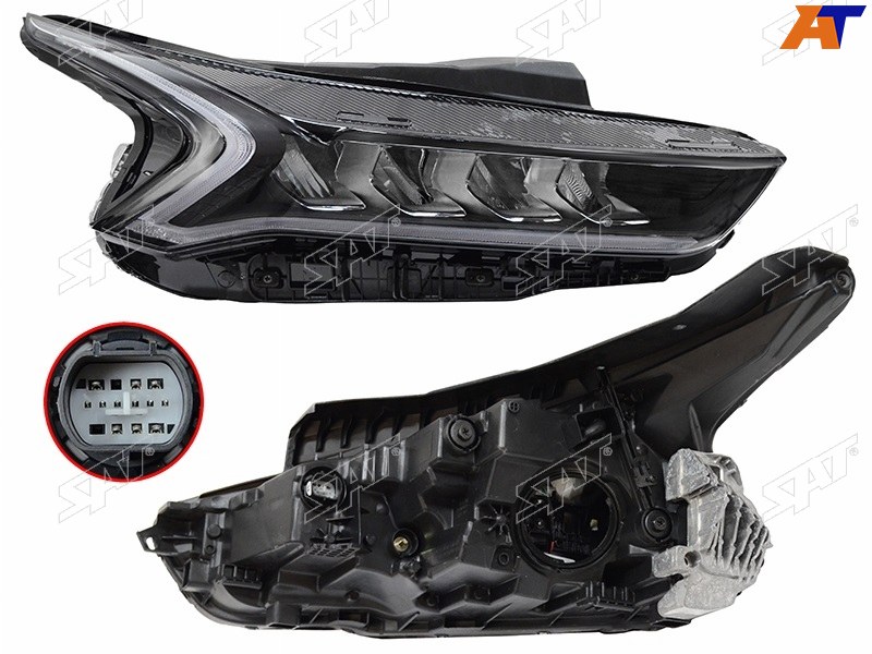 Фара Kia K5 19-24 (Справа / LED / ДХО / С электрокорректором)