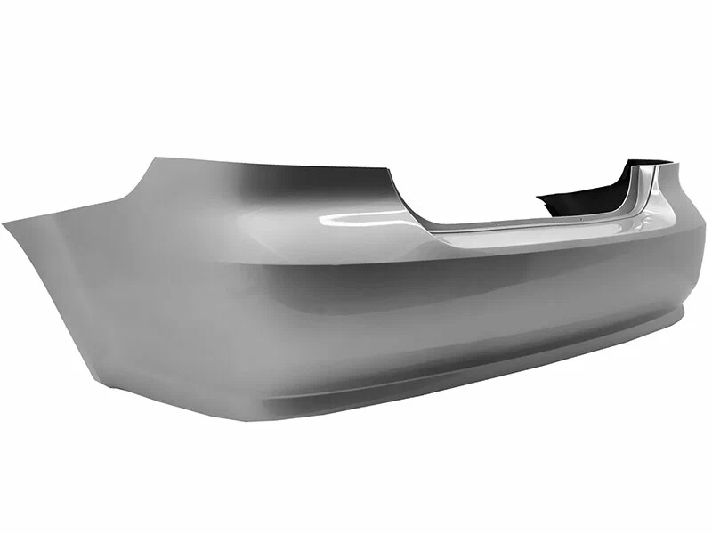 Бампер задний Chevrolet Nexia 20- (цвет серый - GAN)