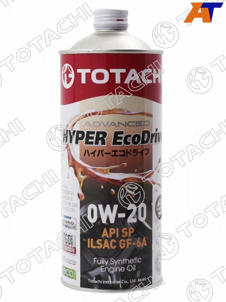 TOTACHI HYPER Ecodrive Fully Synthetic SP /RC /GF-6A 0W-20 1л