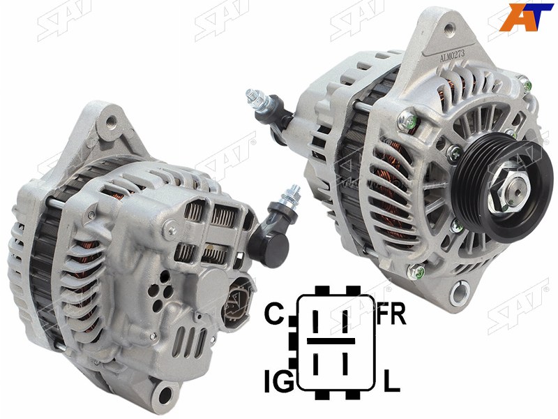 Генератор Suzuki Escudo 05-08  / Grand Vitara 05-16 (M13A /M16A 12V 80A аналог MITSUBISHI)