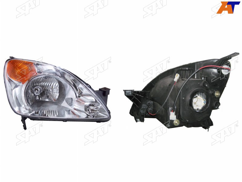 Фара Honda CR-V 01-05 (Справа / Галоген / Ручная регулировка)
