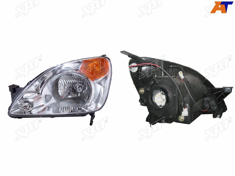 Фара Honda CR-V 01-05 (Слева / Галоген / Ручная регулировка)