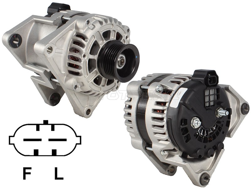 Генератор Chevrolet Cobalt 13-  / Cruze 09-15 (A16XER /F16D4 /F18D4 12V 100A)