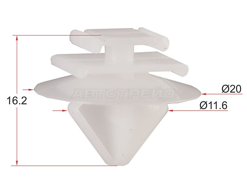 Клипса молдинга ALFA ROMEO /FIAT /CITROEN /PEUGEOT /RENAULT (Продажа по 10шт)