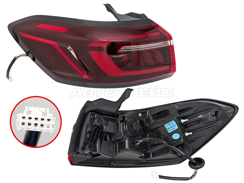 Фонарь задний Chery Tiggo 8 Pro 21- (Слева / LED)
