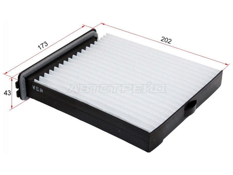 Фильтр салона NISSAN TIIDA 04- /NOTE 05-12