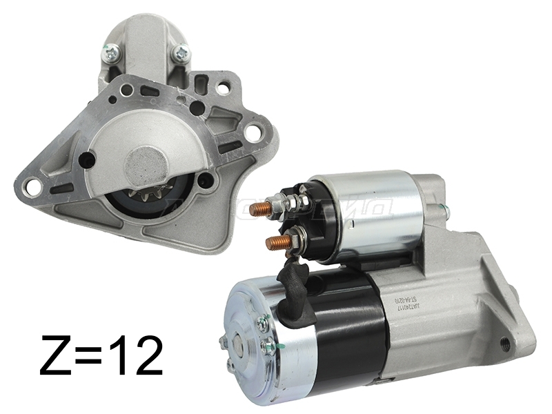 Стартер Nissan Juke 10-14 / Note 05-13 / Qashqai 06-13 / Tiida 04-14 / Suzuki Jimny 02-12 / Dacia Dokker 12-17 / Duster 10-17 / Lodgy 12-19 / Logan 12-16 / Mercedes-Benz Citan 12-19 / Nissan Cube 08-20 / Micra 05-10 / NV200 09- / Renault Clio 05-11 / Flue