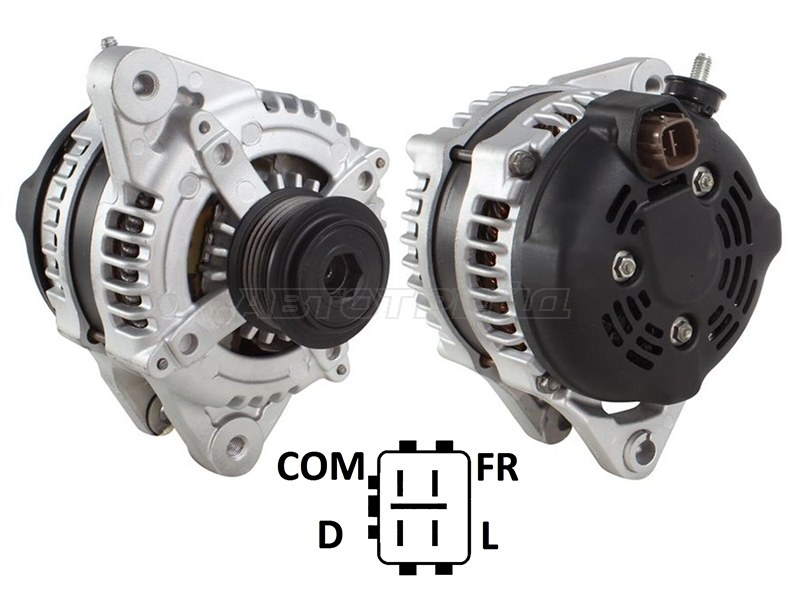 Генератор HYUNDAI IX35 2.0D 10- /SANTA FE II 2.2D 09-12 /KIA SORENTO 2.0D 09- D4H# 12V 150A