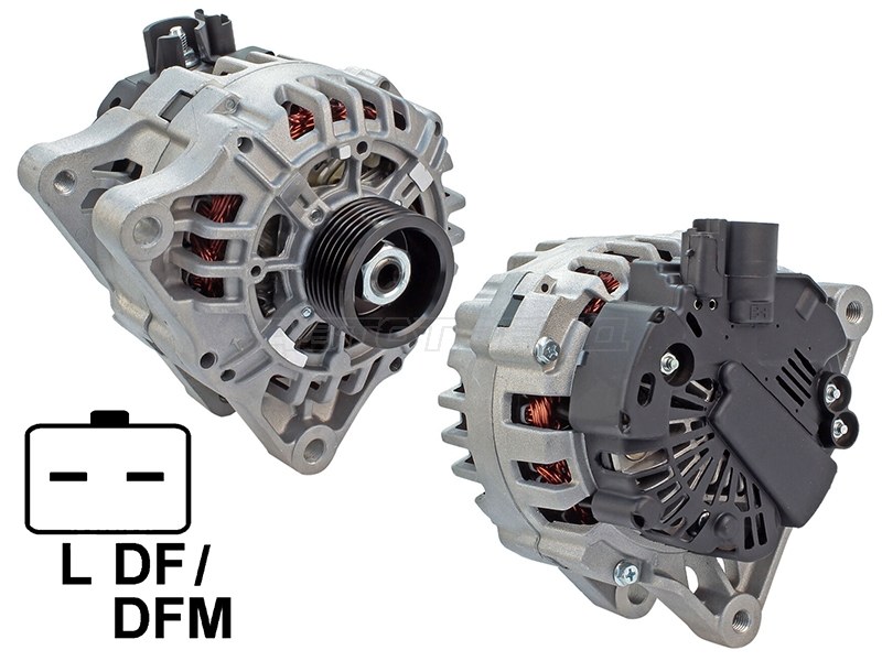 Генератор CITROEN BERLINGO /C5 /C8 /XSARA /PEUGEOT 206 /607 1.4-2.0 98-07 12V 90A
