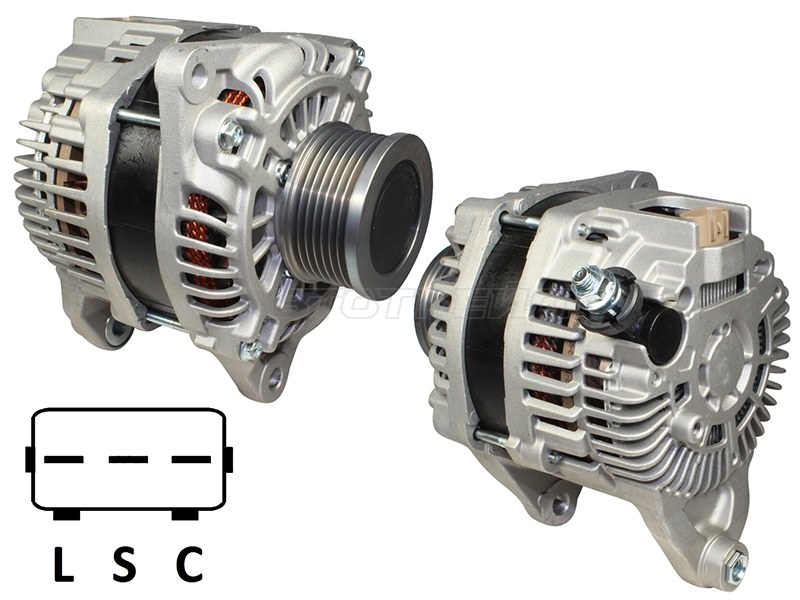 Генератор NISSAN MURANO /NAVARA /PATHFINDER /CABSTAR 2.5TD 06-11 YD25DDTI 12V 150A