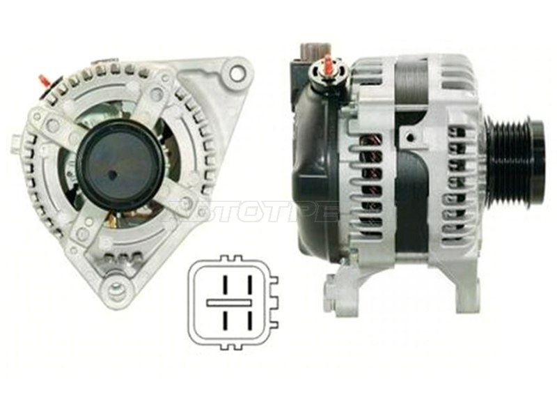 Генератор TOYOTA CAMRY 2.5 12-15 /RAV4 2.5 09-12 2ARFE 12V 100A