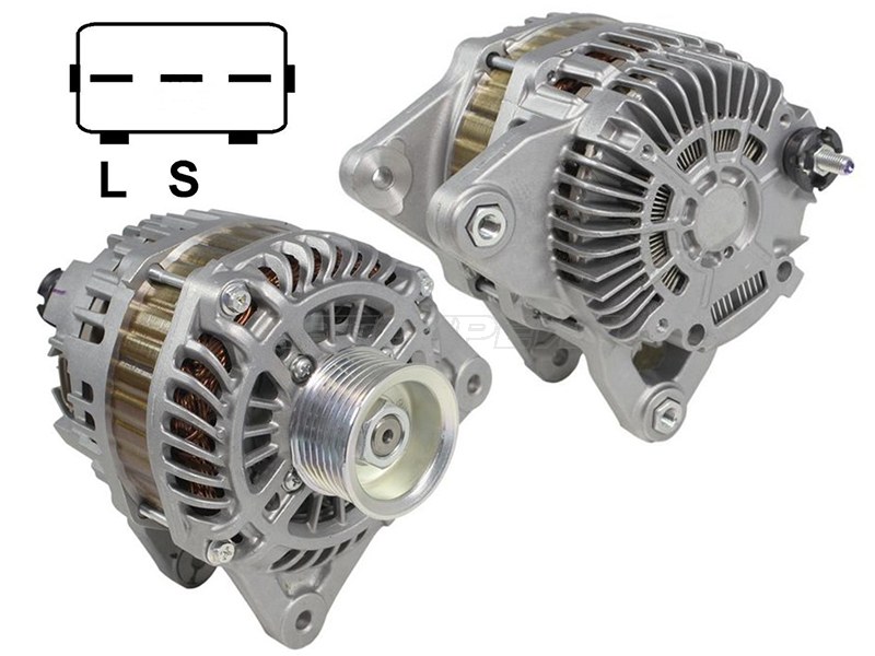 Генератор NISSAN TIIDA 1.6 07- /QASHQAI 1.6 07-13 /NOTE 1.6 05-12 HR16DE 12V 120A